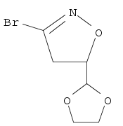 3-Bromo-5-[1,3]dioxolan-2-yl-4,5-dihydroisoxazole